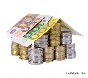 Haus Münzen Geld Förderung